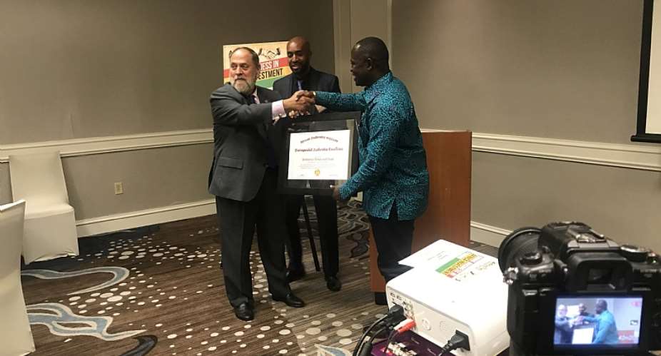 Ellembele MP Kofi Buah Honoured In USA