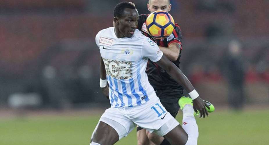Ghana striker Raphael Dwamena to undergo medical in the UK ahead of Brighton move