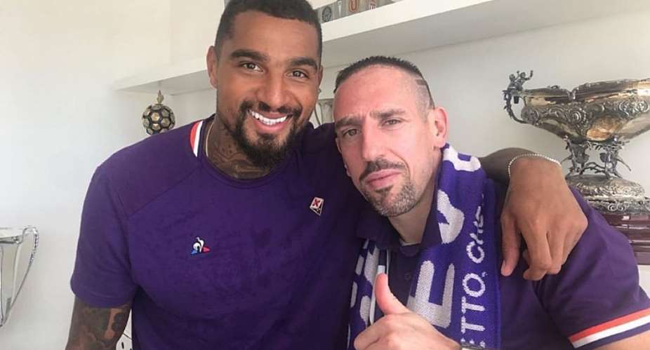 Frank Ribery Links Up With KP Boateng AT Fiorentina