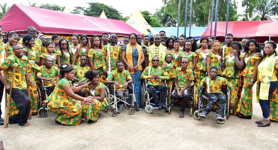 Beneficiaries Of St Theresas Center For Physically Challenged Commend MTN