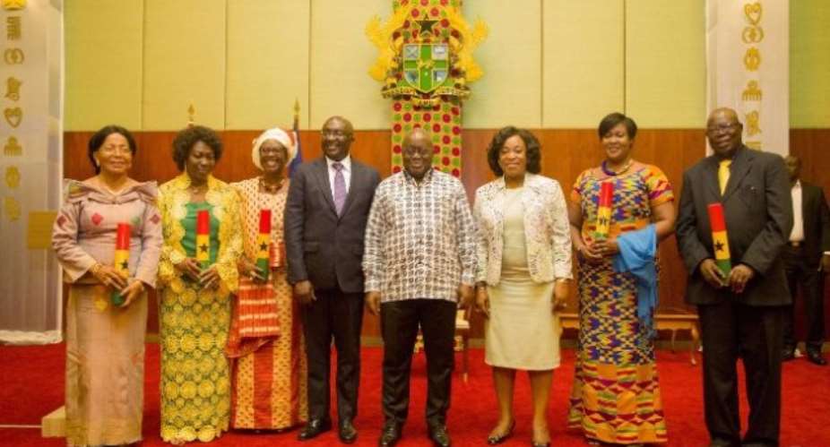 President Akufo-Addo swears in 4 Ambassadors, 1 High Commissioner