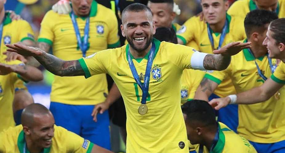 Brazil Captain Dani Alves Heads Home To Sao Paulo
