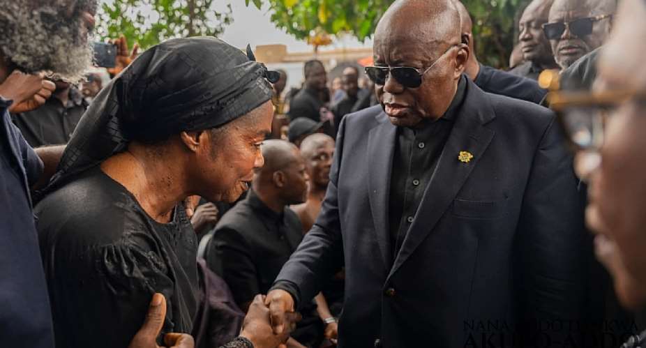 Former President Nana Addo Dankwa Akufo-Addo visits family of Daddy Lumba