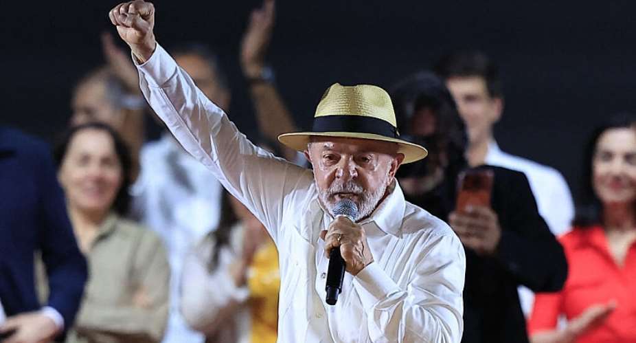 Brazils President Luiz Inacio Lula da Silva speaks during the Workers Party (PT) national convention in Sao Paulo, Brazil, on August 2, 2026, where he formally announces his bid for re-election. -  Miguel Schincariol, AFP