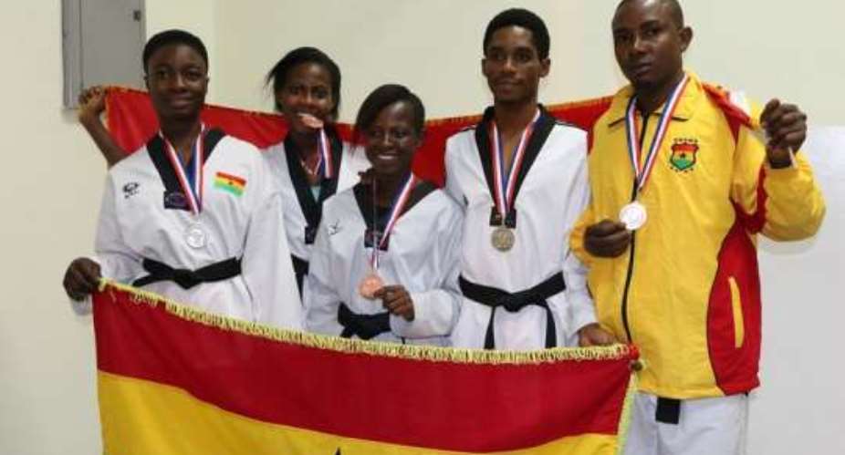 Ghana grabs six medals at first Taekwondo International competition