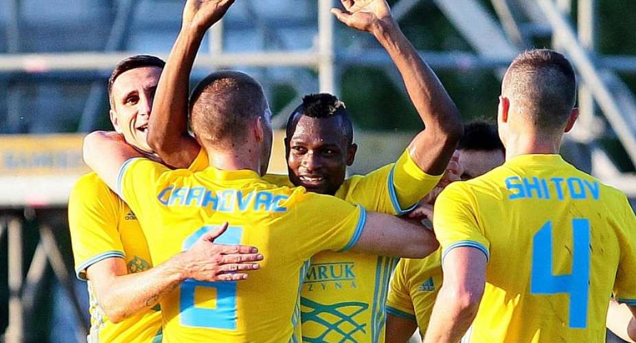 Patrick Twumasi hits brace for Astana in Champions League elimination