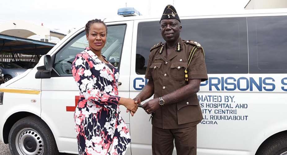 St Johns Hospital And Fertility Center Donate's Ambulance To Ghana Prisons Service