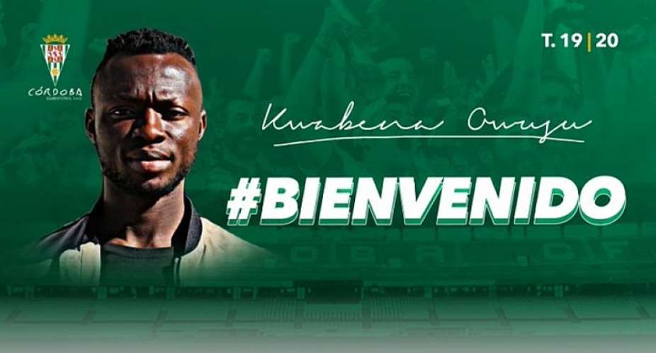 Cordoba CF Sign Ghana Striker Kwabena Owusu On Long Season Loan