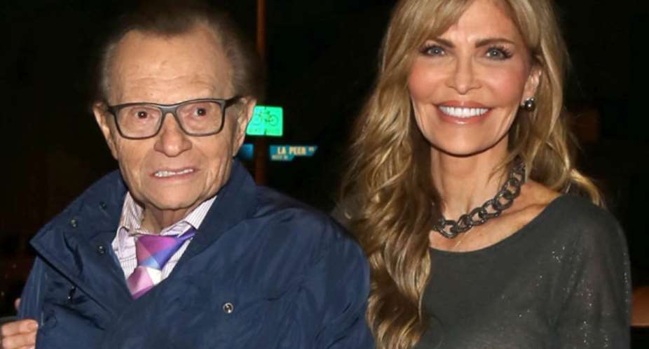 Larry King and his wife