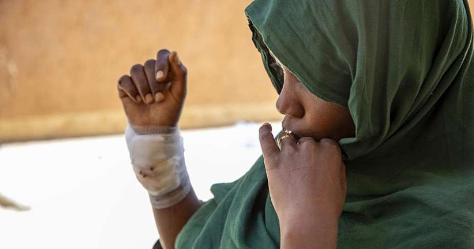 Halima* survived a deadly ordeal after crossing from Ethiopia to Somalia, trying to reach the Kingdom of Saudi Arabia in search of work. Photo: IOM 2023Kaye Viray