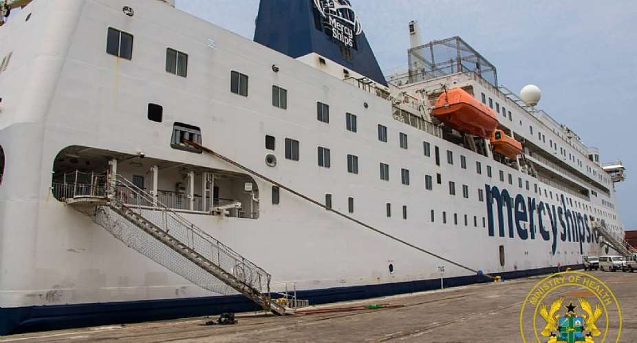 Worlds Largest Hospital Ship Begins Ten Months of Free Surgery in Ghana