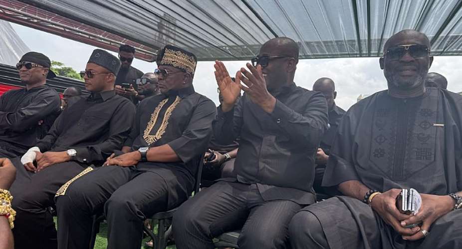 Kwesi Nyantakyi, George Afriyie, Abedi Pele and Ayews join Asamoah Gyan in mourning father
