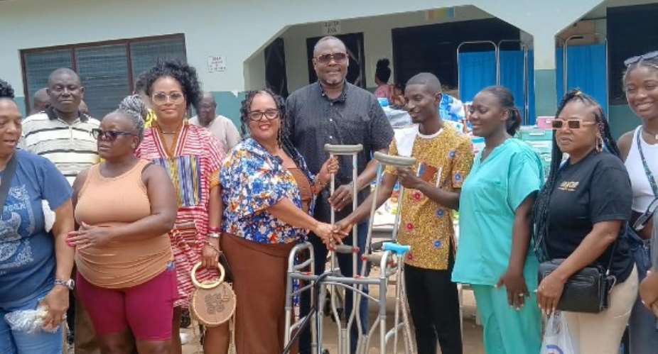 Cape Coast North MP donates medical supplies to Kwawprow Health Centre