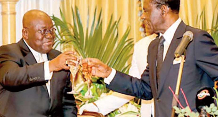 President Akufo-Addo with President Obiang