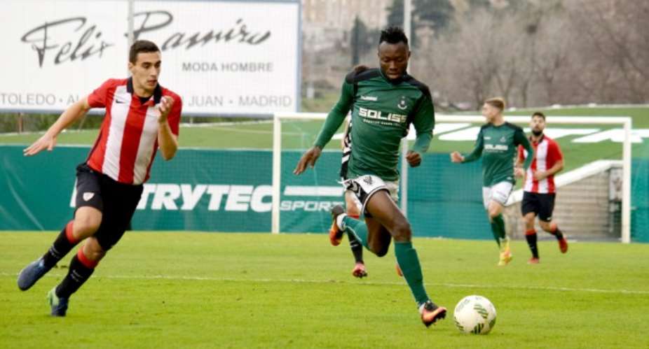Spanish La Liga side Leganes sign Ghanaian striker Kwabena Owusu on a five year deal