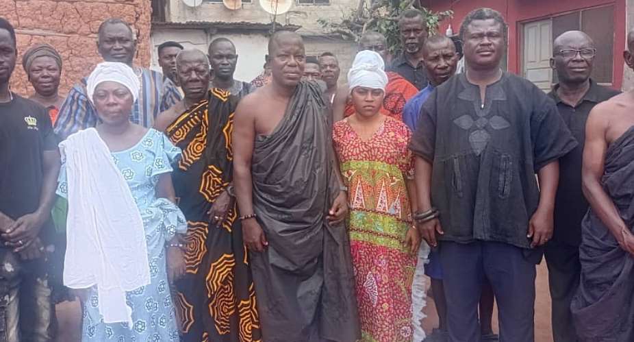Anona Akede royal family shows gratitude to Ahanta gods, ancestors
