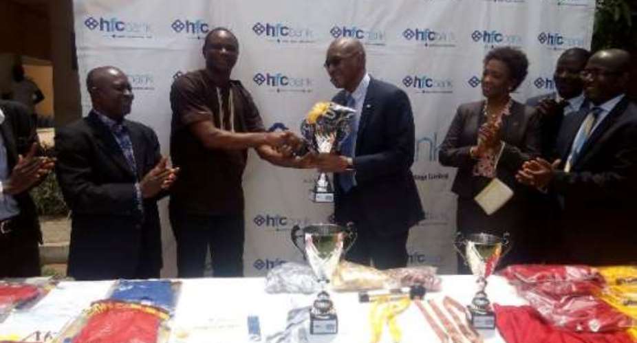 HFC Bank present items towards 2016 Youth Athletics Festival