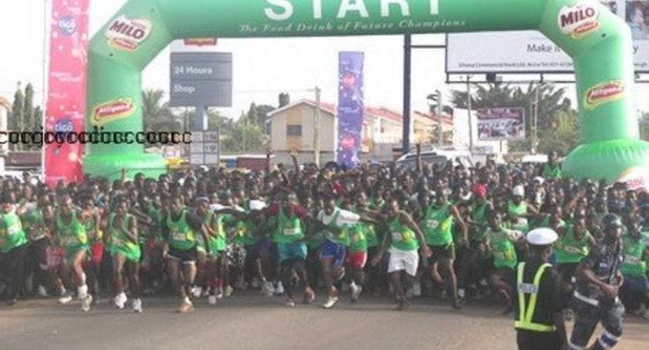 Over GHS 200K for grabs; 10,000 to run in 2016 Accra Milo Marathon