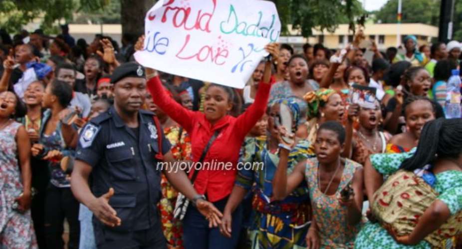 One arrested as supporters of Obinim chant No Obinim, no vote