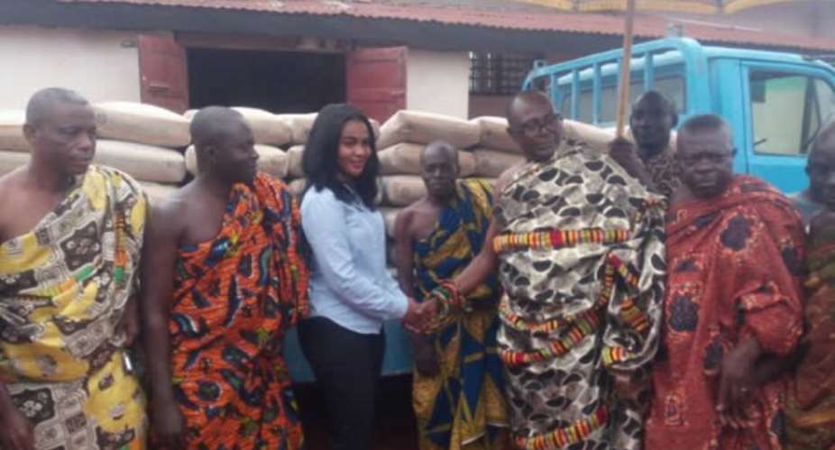Afigya Sekyere East: MP donates 340 bags of cement for completion of projects