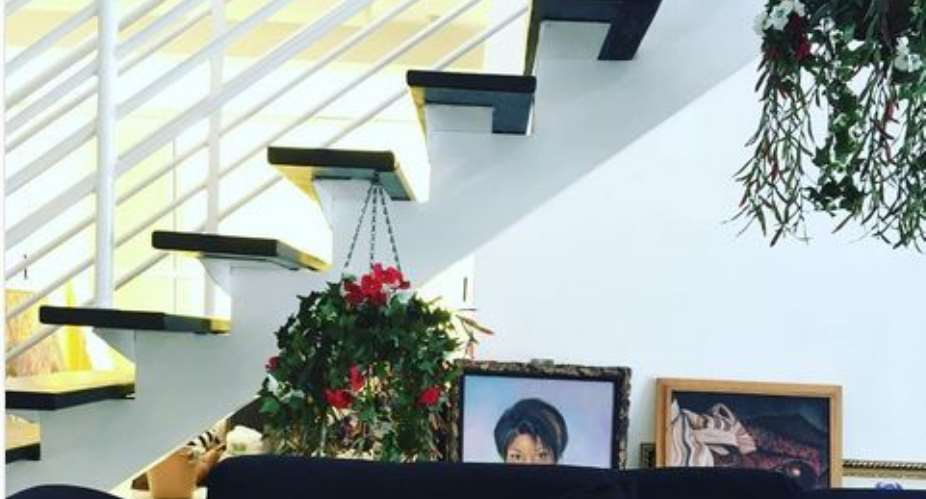 Actress, Omotola Jalade Moves into Complete Mansion with Family