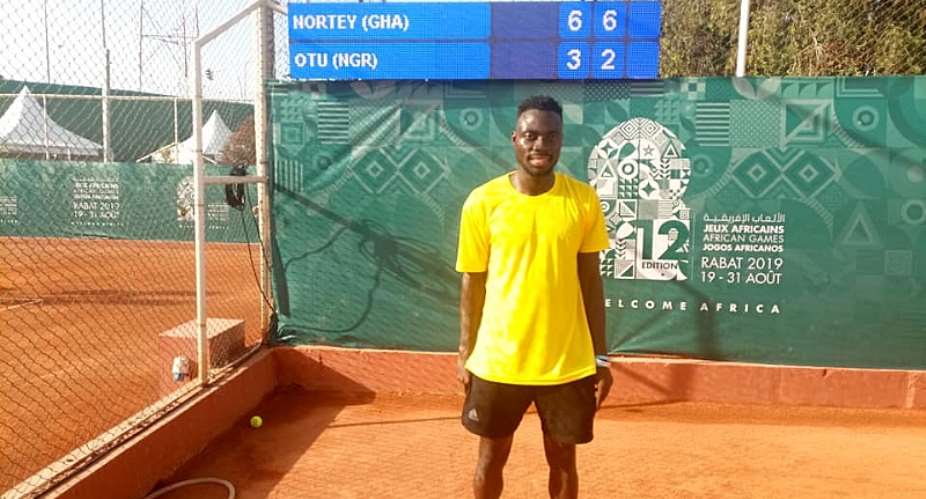 Ghanas Nortey Beats Nigerias Omang In Tennis