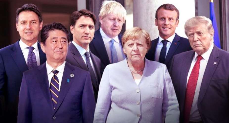 Participants of the G7 summit in France, controversial issues makes the outcome of the meeting in France unsure.