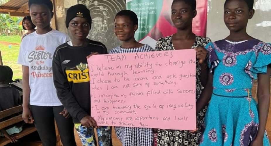 Kwahu Hwidiem Basic School benefits from Asaasiam Vision Internationals support for girls education