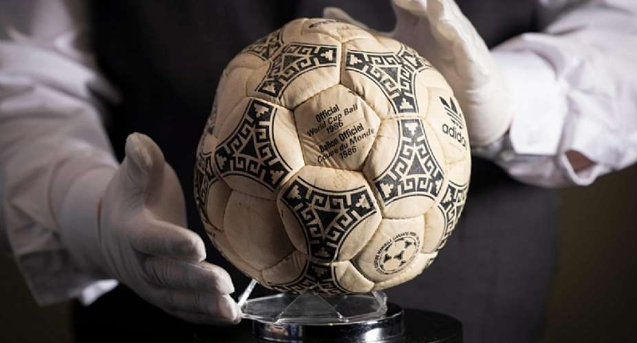PA MediaImage caption: The Hand of God football was previously sold in 2022