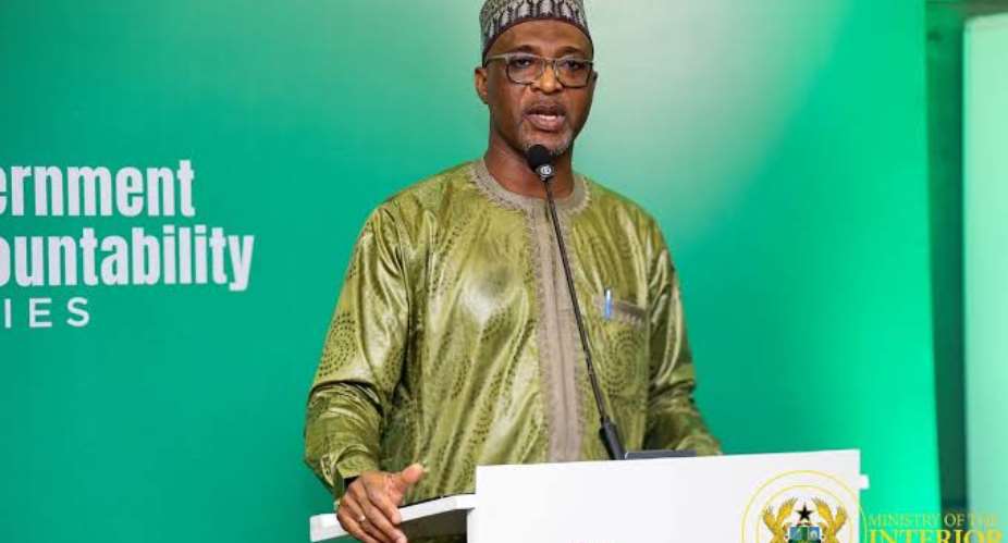 Minister for the Interior, Mohammed Muntaka Mubarak