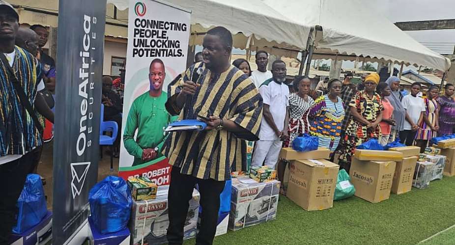Dr. Robert Kofi Doh commissions borehole; launches Tradesmen Empowerment initiative at Ho Heve