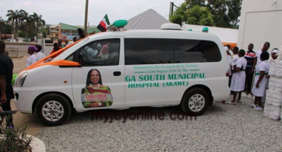 Aspiring NDC MP donates ambulance to Ga South Hospital
