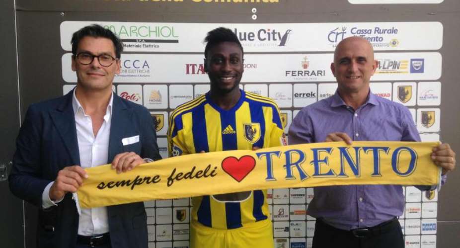 Ghanaian forward Giovanni Kyeremateng joins Italian lower-tier side Trento