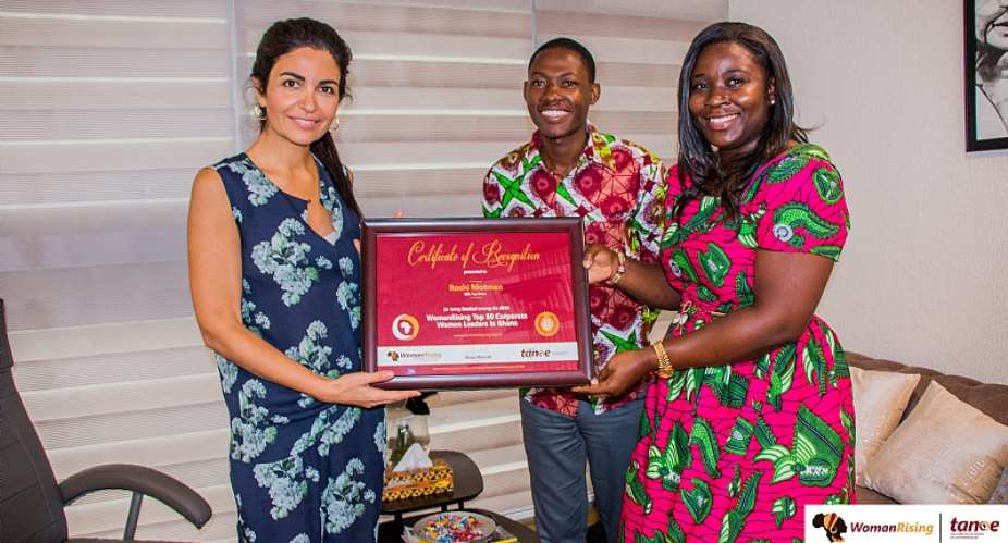 Tigo Ghana CEO, Roshi Motman Receives WomanRising Top Corporate Women Leaders Award