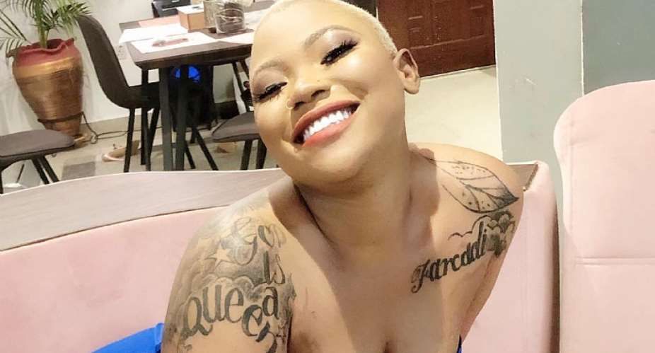 Popular sex worker Queen Farcadi explains why she bleached her skin on DW TV