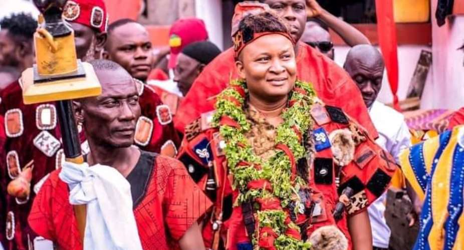 Ga Mashie Homowo: Nii Doku III leads Gbese Mantse to sprinkle 'Kpokpoi'