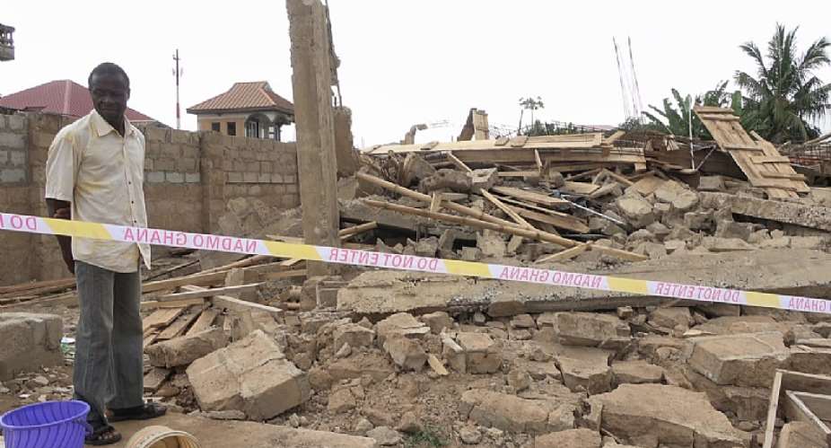 Three construction workers killed in building collapse at Kasoa
