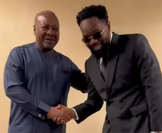 Patoranking with President Mahama
