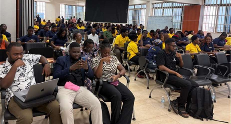 Participants during the UPSA Developers Hub–MEST Africa engagement.