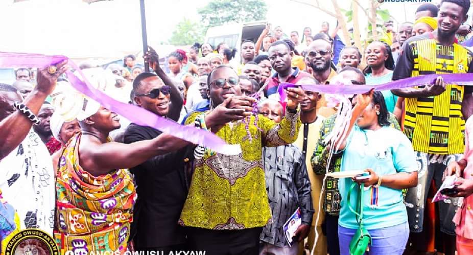 Francis OwusuAkyaw commissions Akronwi Durbar ground
