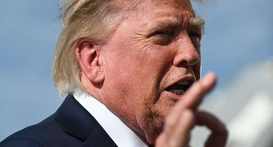 US President Donald Trump is a keen golfer -  SAUL Loeb, AFP