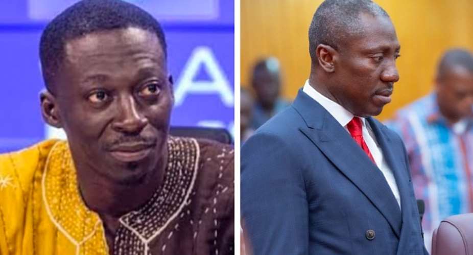 Legal Practitioner Austin Brako Powersleft and Minority Leader in Parliament Osahen Alexander Afenyo-Markin