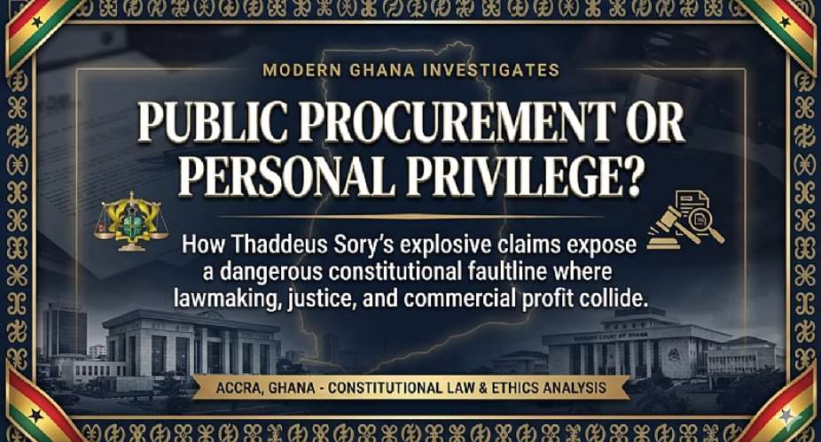 Public Procurement Or Personal Privilege? Unpacking The Alleged Judicial Service Contract Scandal Involving Afenyo-Markin