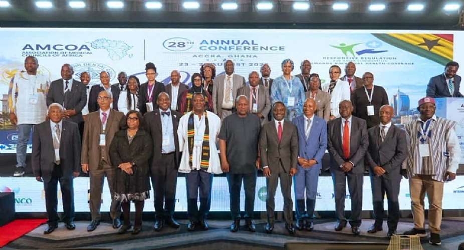 Mahama calls for tougher health regulations as AI and digital health expand