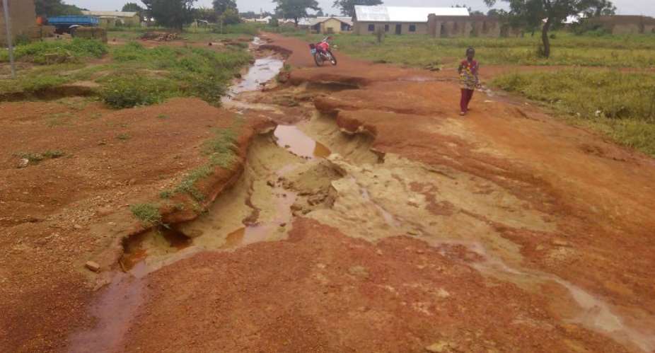 The state of roads at Kakpayili