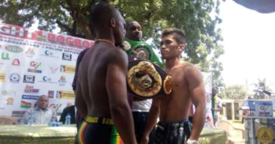 Dogboe vs Tabanao: Two boxers make weights, ready for war