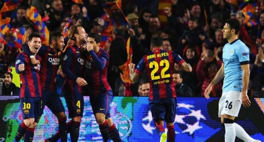 Champions League: Manchester City To Meet Barcelona