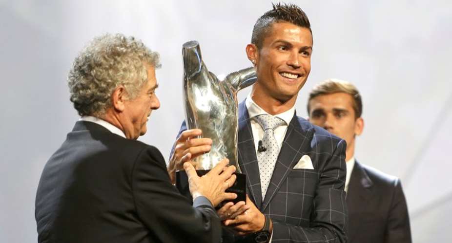 Cristiano Ronaldo wins Uefas Best Player in Europe award