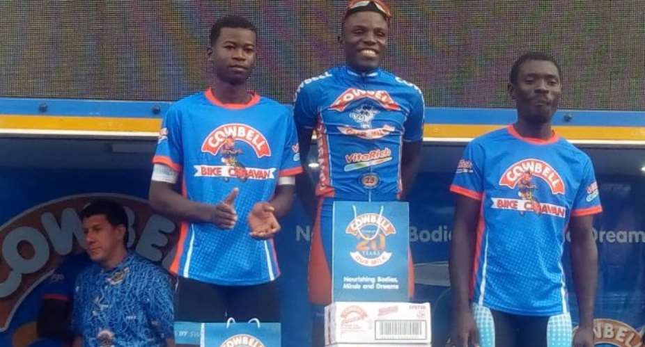 Frank Akuffo Wins Stage One of Cowbell Cycling Challenge At Osu