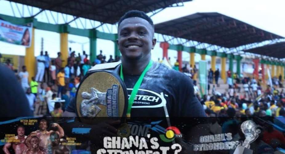 Victor Ampofo of KNUST Wins Ghanas strongest 2019